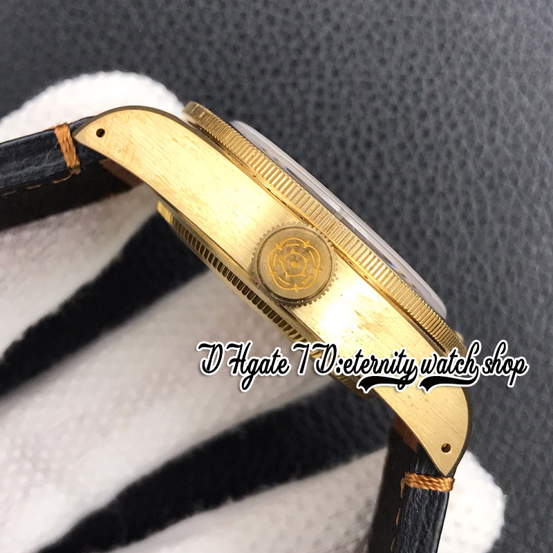 XF 79250 Bronze 9015 Automatische Herren Watch 43 mm blaues Zifferblatt Bronze Pvd Stahl Hülle Luminöser Marker Antique Lederband 2023 V3 Superversion Eternity Uhren