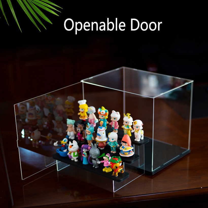 Présentoir de rangement en acrylique multicouche avec base, boîte de rangement en acrylique faite à la main pour poupée figurine pour vitrine Lego HKD230812