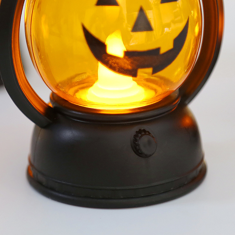 Halloween Dekorationen gruselige Kürbislampe LED Leuchten Kinder tragbare Dekor-Laternen in 3 Editons ztdq-y1