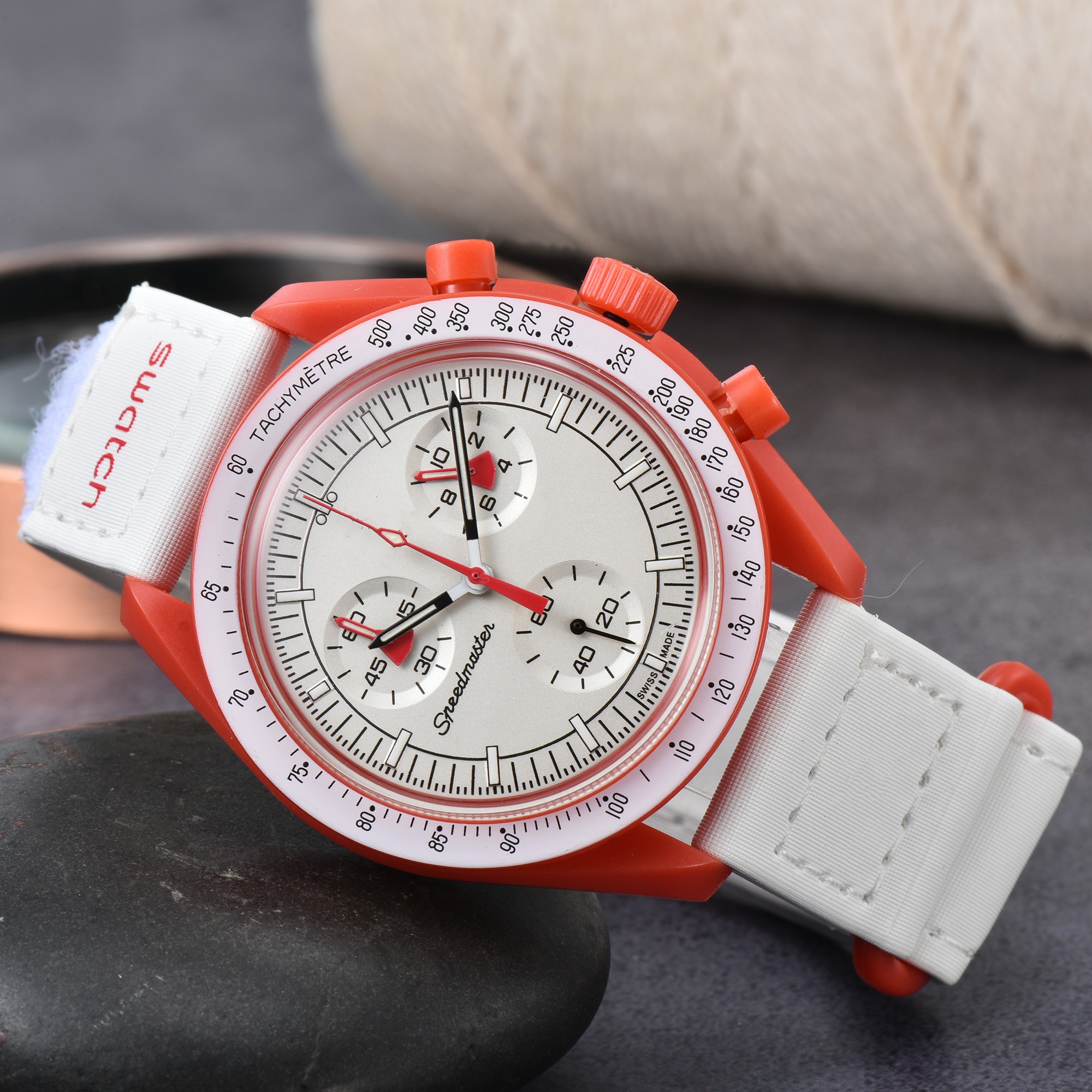 بيع العلامة التجارية الجديدة OMGS Watch Fashion Casual Men's Watch عالية الجودة الكوارتز الكاملة وظيفة Chronograph Watch294a