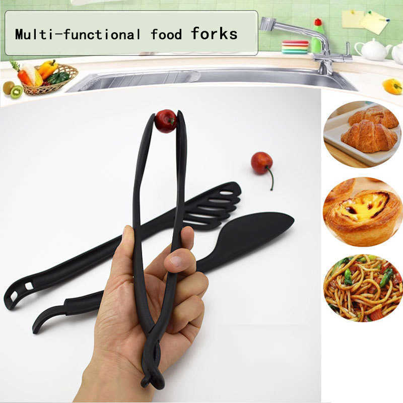 Food Clip Diy Food Forks Nylon BBQ Clip Cake Bread Tong Multi-functional Kitchen Barbecue Cooking Tools1