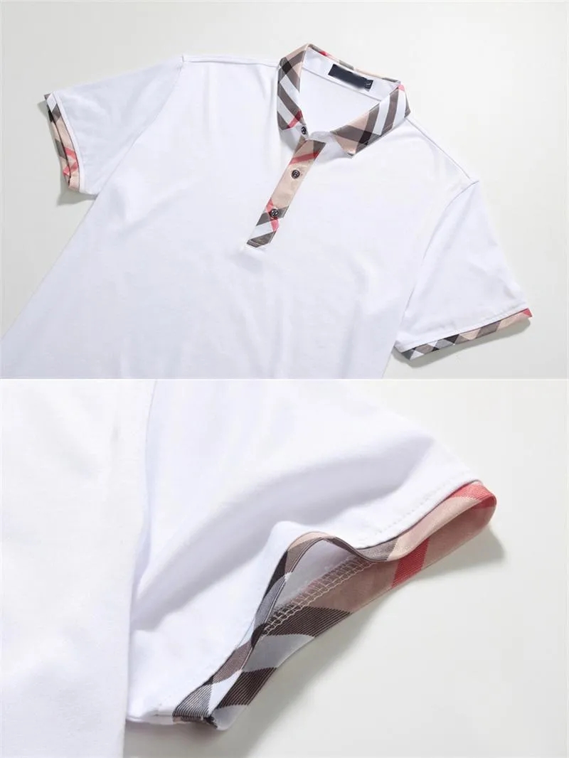 Dropship mode heren polos shirts ontworpen mannen korte mouw t-shirt revers shirt jas sportkleding jogging pak m-3xl #662