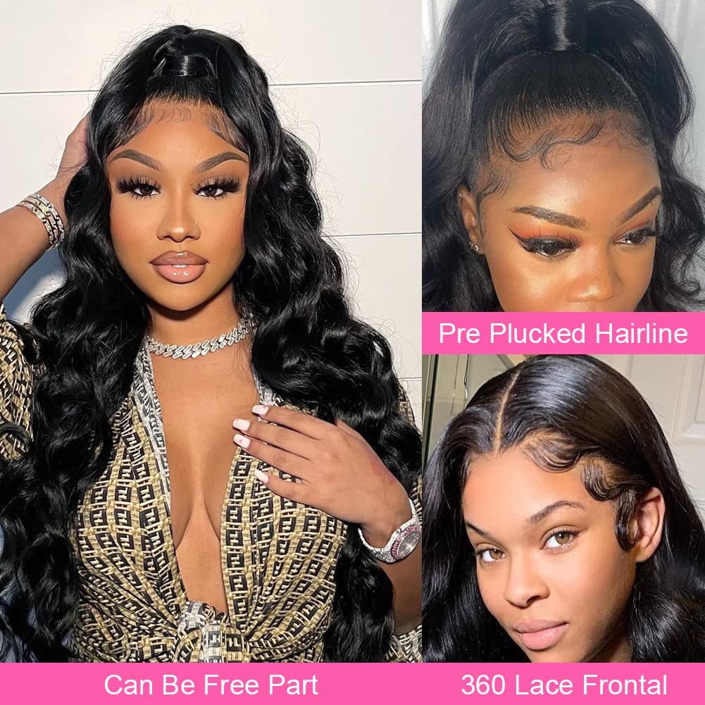 Body Wave Lace Front Wig 13x4 30 32 بوصة الشفافة الشفافة الشفافة الأمامية 4x4 الإغلاق الباروكة الرطبة والمتموجة بشعر بشرة بشرة أمامية أمامية متموجة