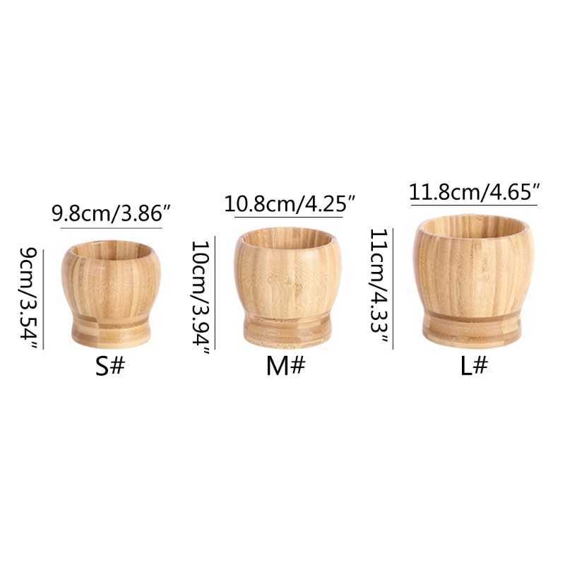 Bamboo Mortars Pestle with Lid Garlic Pepper Spices Press Grinder Crusher HKD230810