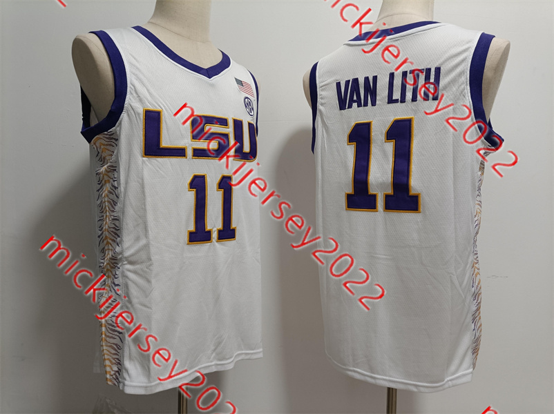 LSU Tigers Womens Basketball 2023 전국 챔피언 Jersey Angelica Velez Hailey Van Lith Mikaylah Williams Janae Kent Aalyah Del Rosario Aneesah Morrow LSU Jersey