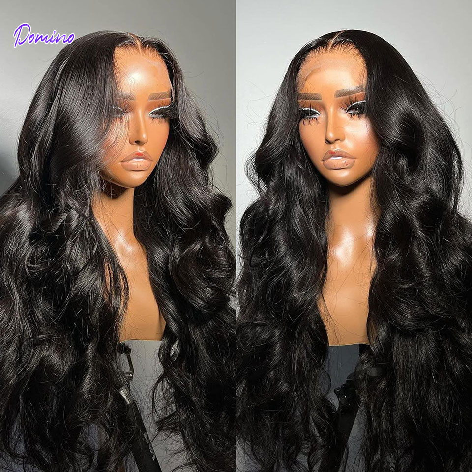 30 32 inch 13x6 Body Wave Lace voorkant menselijk haarpruiken Braziliaanse remy transparant 13x4 frontale pruik 180 dichtheid 4x4 sluiting pruik