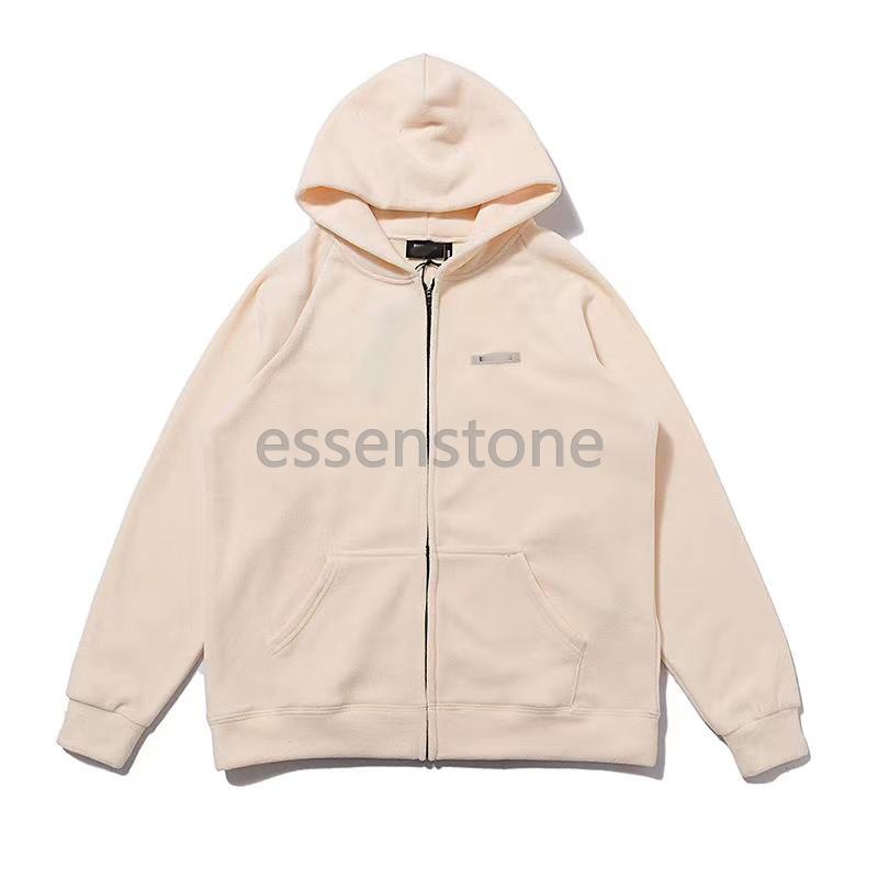 Designer ESS hoodie ess jackets Mens Women Fashion Warm Autumn winter coat long sleeves letters print High Street Luxurys leisure Unisex Tops zip jacket Size S-XL
