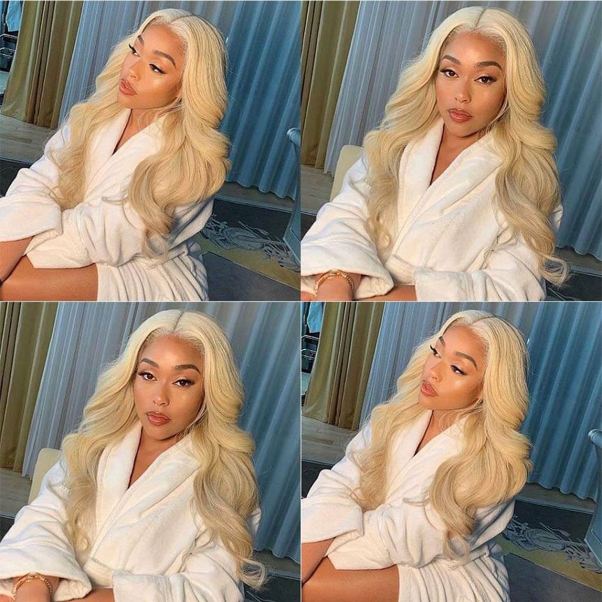 Blonde 13x4 HD Lace Front Human Hair Wigs Pre Plucked Brazilian Body Wave 13X6 613 Lace Frontal Wig 4x4 Human Hair Closure Wigs