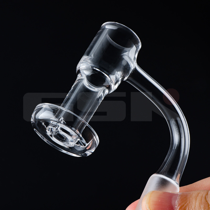 Spedizione DHL !!! L'intero corpo salda il bordo con smussatura smussata con sussidio a fumare con tappo di vetro e rubino da 6 mm da 10 mm 14 mm 18 mm 45 90 chiodi piattaforme tamponate e bong d'acqua