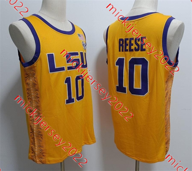 Angel Reese Hailey van Lith LSU Tigers 농구 저지 남성 남성 스티치 #22 Caitlin Clark Iowa Hawkeyes 2024 Final Four Jerseys