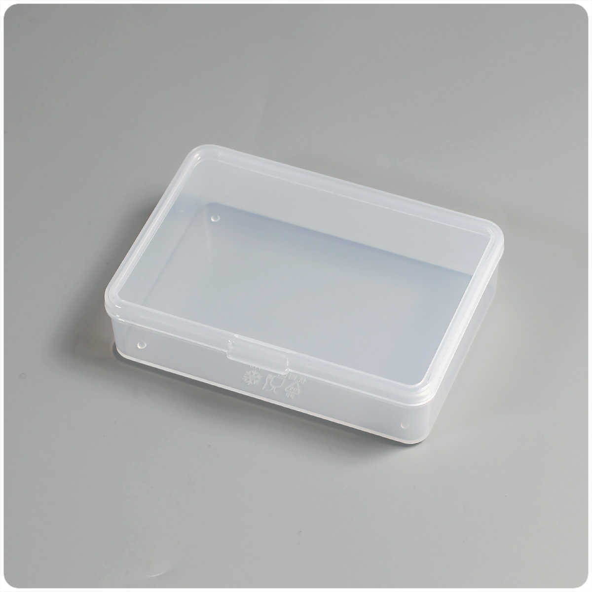 Small storage box transparent mini box desktop mini transparent plastic parts box item packaging box food grade polypropylene PP HKD230812