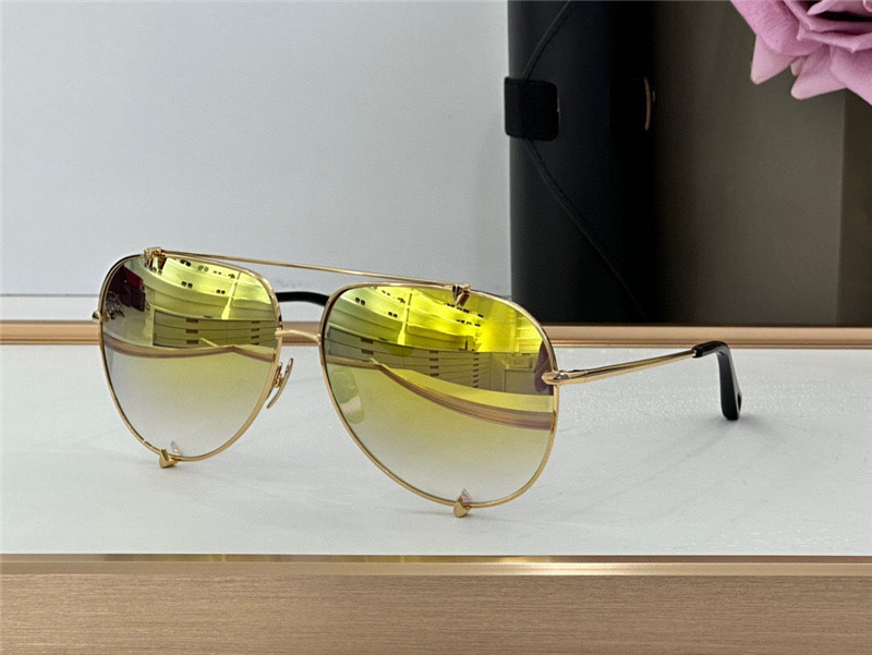 New fashion sunglasses 23007 TALON men design metal vintage eyewear pilot frame UV 400 lens outdoor eyewear top quality