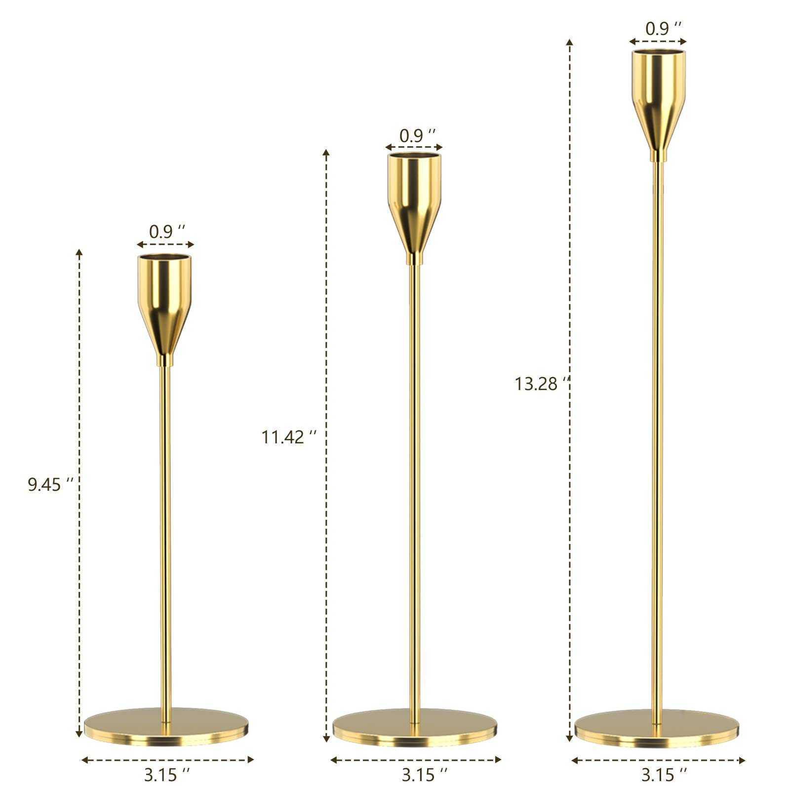 Chinese Style Metal Candle Holders Simple Golden Wedding Decoration Bar Party Living Room Decor Home Decor Candlestick HKD230825