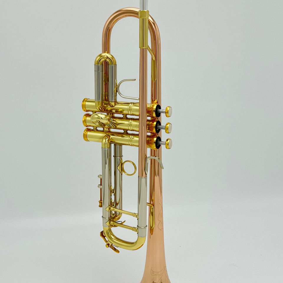 Dispositivo limitador de instrumento de trompete profissional de alta qualidade, bronze de fósforo, chave B, profundidade de som de nível profissional, chifre de trompete esculpido