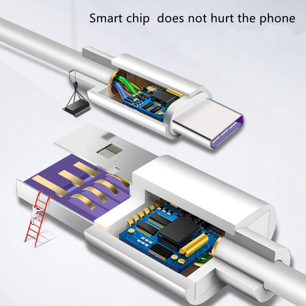 1M Supercharge kabel Voor Huawei Samsung Moto LG USB Kabel Type C Kabel USB 3.1 Type-C snel opladen Kabels