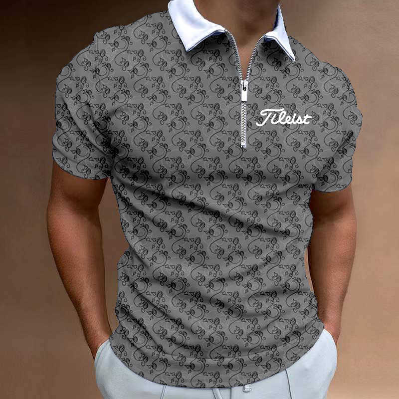 Summer Korea Golf Hot Hot Men's New Men koszulki Wysokiej jakości oddychana koszula polo z krótkim rękawem T-shirt HKD230825