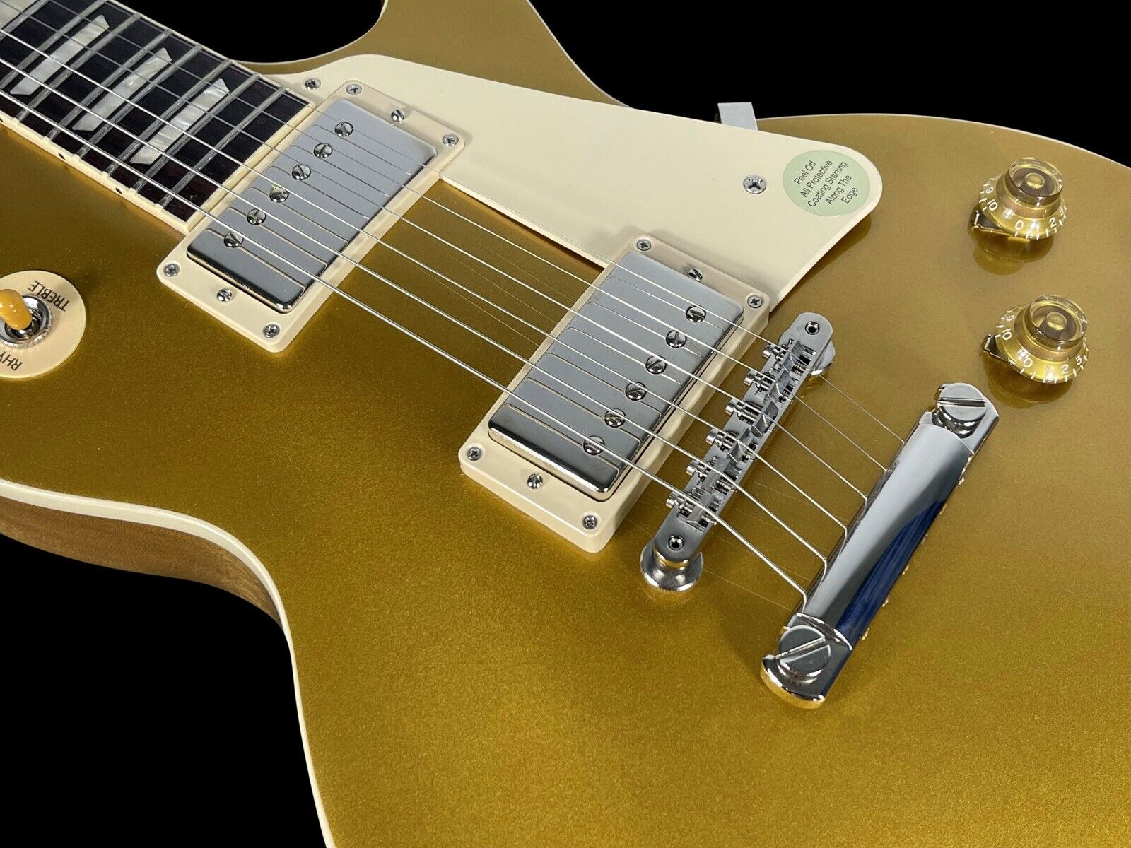 Les Standard 50 -tal med Humbuckers ~ Goldtop Electric Guitar som samma av bilderna