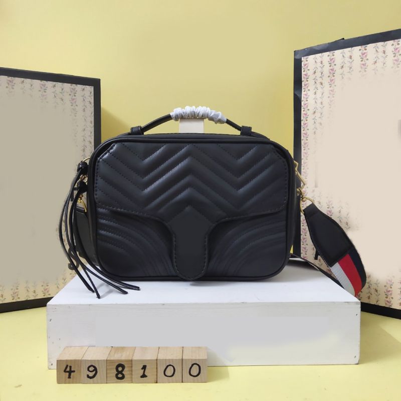 Damer Luxury Handbag Wallet Designer Crossbody Camera Bag äkta Leather Tote Mini Chain Crossbody Fashion Handväskor Multicolor tillgänglig