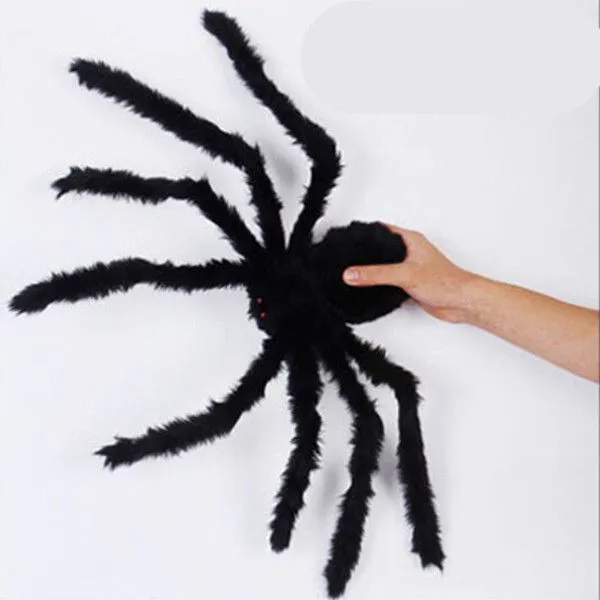 Halloween Decoration Black Spider Spider Halloween Decoration Haunted House Prop Indoor Outdoor Black  3 Size