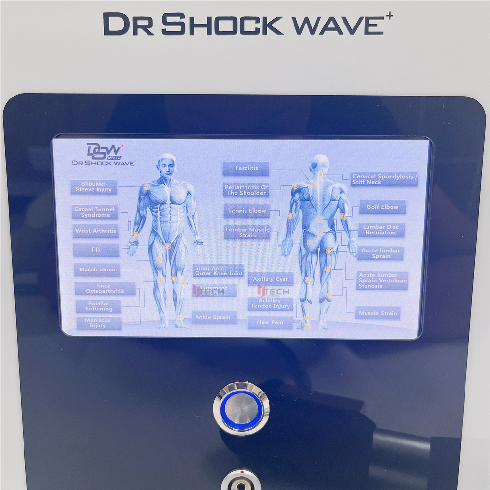 الجملة 8BAR الجذرية الجذرية لعلاج الصدمة الجذرية معدات الصدمة الصدمة موجة الصدمة MB11C لعلاج ED لعلاج آلام جسم ألم المفاصل