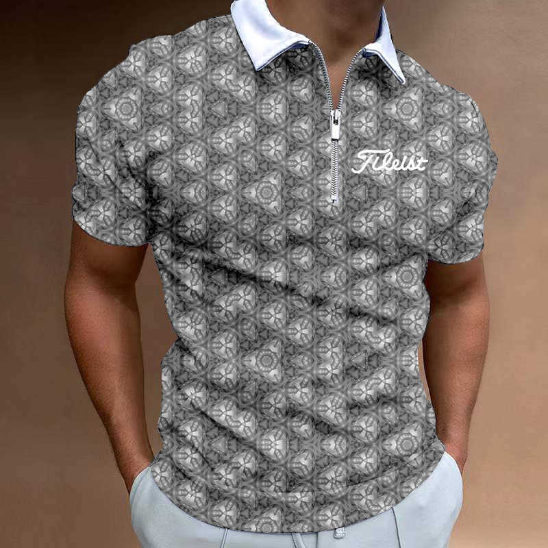 Summer Korea Golf Hot Men's New Polo Shirts High Quality Breattable Polo Shirt Kort ärm Topps Leisure Wear Man T-shirt HKD230825