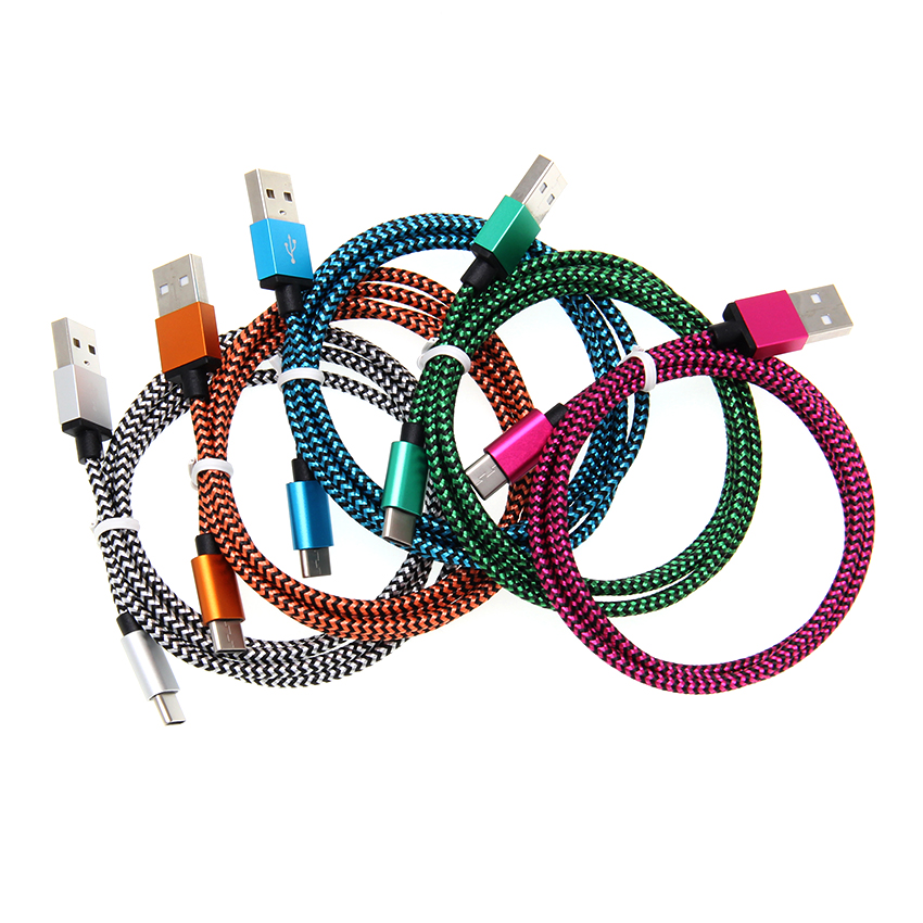 Cabls Cables Type C بيانات شحن البيانات كابل شحن 1M 2M 3M Micro V8