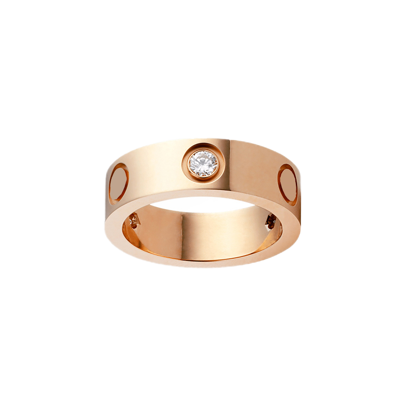 Дизайнерские кольца Love Ring Ring Кольцевая обручальная кольца Женщины роскошные ювелирные украшения титановые сталь Goldplated Never Fade Не аллергический Gold3642158