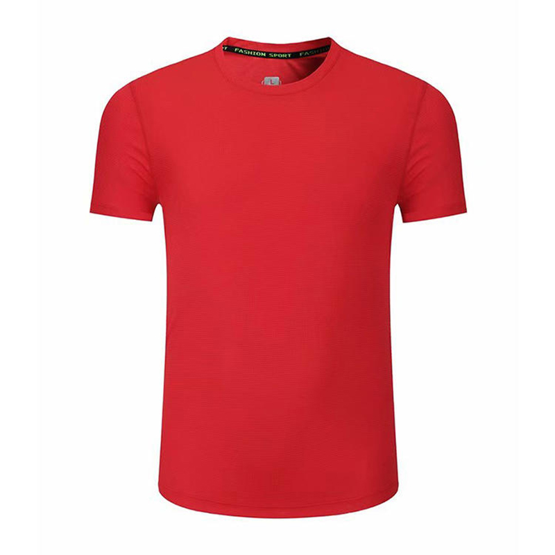 HY 1818 # Haut de gamme à carreaux séchage rapide été nouveaux hommes respirant simple couleur unie chemise de base T-shirt à manches courtes mince cool haut