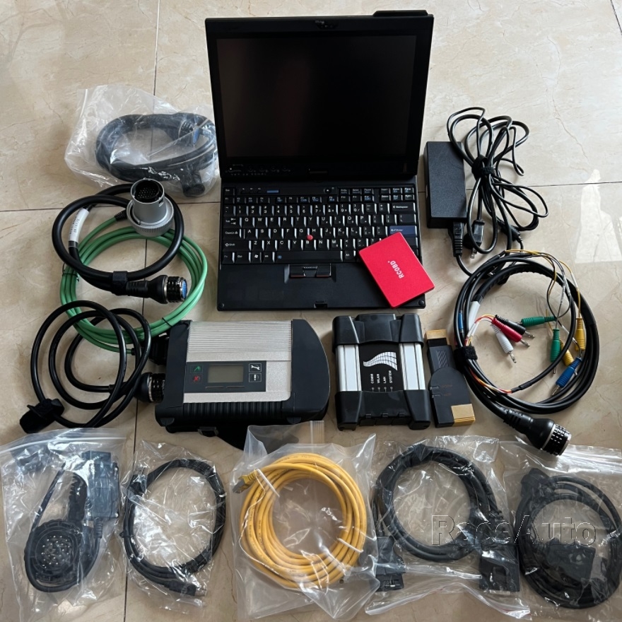 Mb Star C4 SD Connect wifi Multiplexer 2in1 icom next bmw preinstallato sia sw con tablet x220t i5 4gb Diagnostic Tool