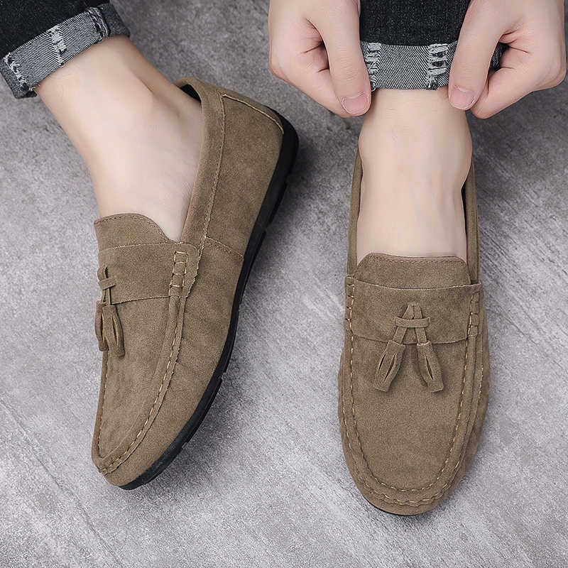 Loopschoenen Nieuwe Mannen Loafers Ademende Mannen Sneakers Casual Schoenen Mannen Flats Rijden Schoenen Zachte Mocassins Bootschoenen 230803