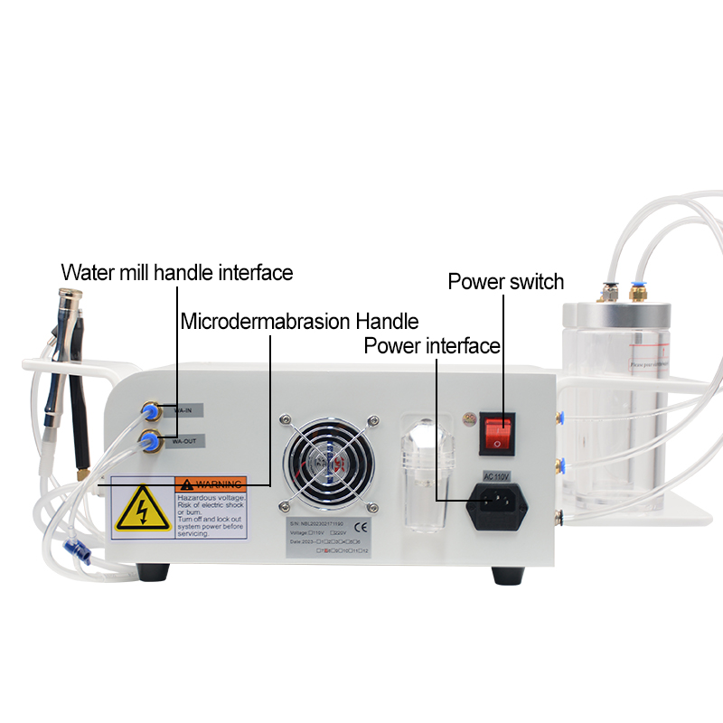 2 w 1 Microdermabrazion Aqua Maszyna do twarzy głębokie czyszczenie trądziku twarzy leczenie skóry pielęgnacja skóry