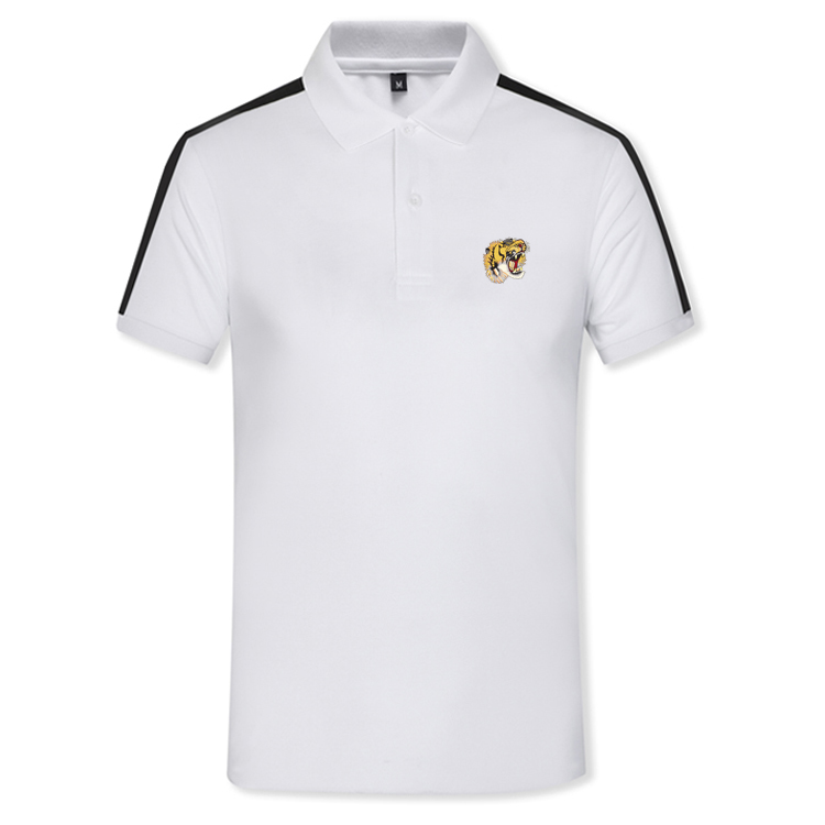 Men's Polos T-Shirts Short sleeve Tiger Head Casual Breathable comfortable Stretch Cotton Shortsleeves Slim Fit Style Top Male Round Neck Size S-3XL GGB117