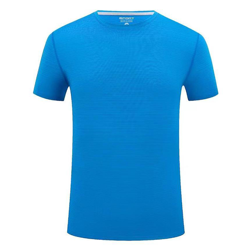 Bra produkt EP909 Högkvalitativ is Silk Snabbtorkning Rund Neck Kort ärm T-shirt Men Pure Cotton Summer New Fashion Brand