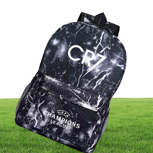 Cristiano Ronaldo Rucksäcke Neues Muster Schüler Jungen Mädchen Schoolbag Frauen Mochila Laptop Rucksack Teenager Täglicher Knapsack5515117599317