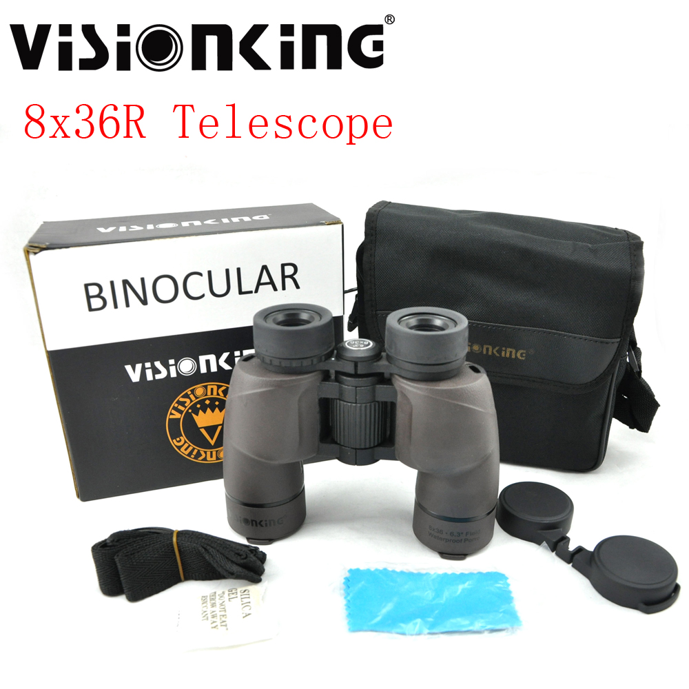 Visioning 8x36 HD Binoculars Porro Telescope Bak4 FMC utomhus fågelskådning camping vandring konsert lång räckvidd kraftfull spyglass