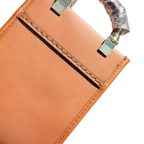 2022 Fashion Brown Ivory Roma Sunshine Mini Tote Leather Shopper Purses Hand Bag Women Handbags Crossbody Bags Clutch Fashion Shou3754943