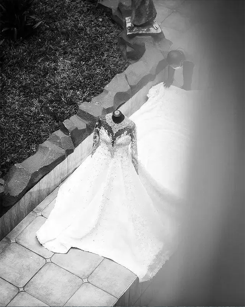 Cristaux scintillants fleurs 3d robe de mariée sud-africaine robe de mariée avec manches longues strass col haut robes de mariée vintage sexy grande taille robes