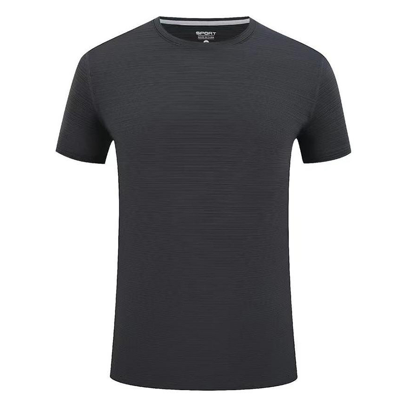 Bon produit EP909 haute qualité glace soie séchage rapide col rond manches courtes T-shirt hommes pur coton été nouvelle marque de mode