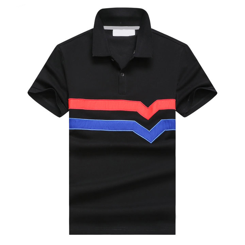 Designer Mens Casual Print Classic Polo Shirt Solid Breattable Tshirt Slim Fit Short Sleeve Mane Tee Men's T-shirts Topps Quality Clothing M-3XL