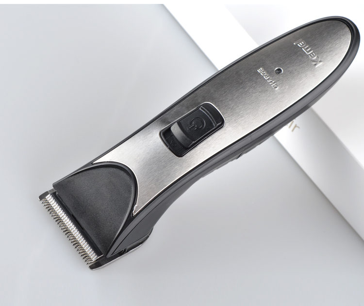 Kemei elektrisk laddningsbar för män Salong Hair Clipper Trimmer KM-3909 Partihandel Batteri Tryck skjuvning