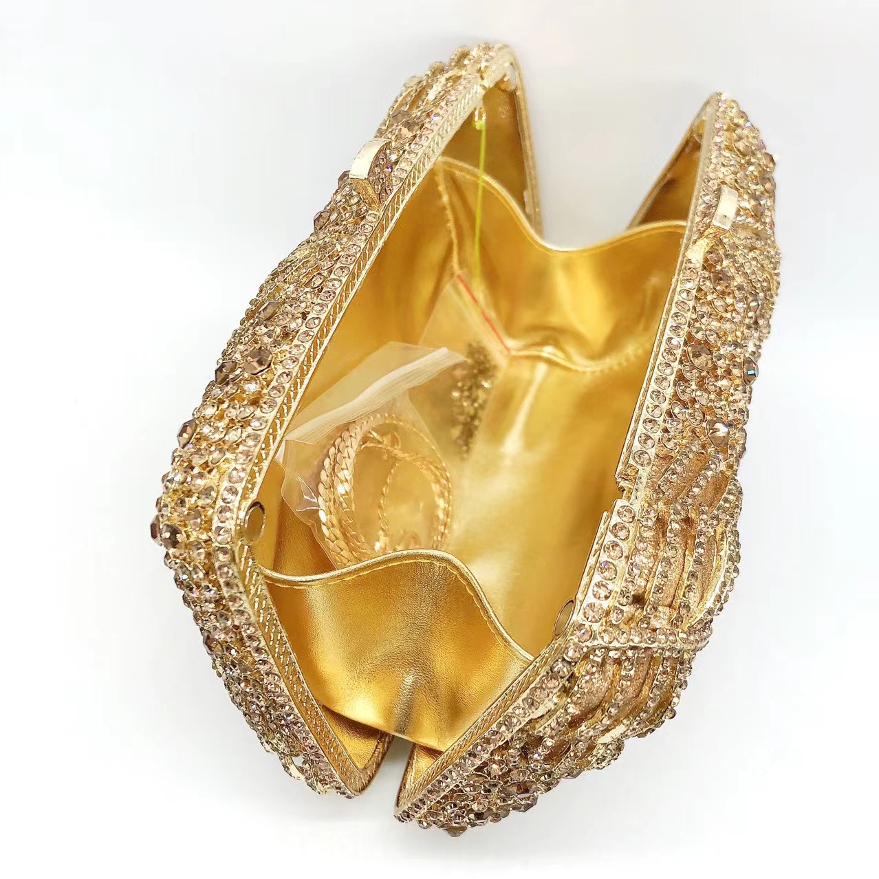 두 개의 잎 핸드백 지갑과 다이아몬드 디너 드레스 ZD3110