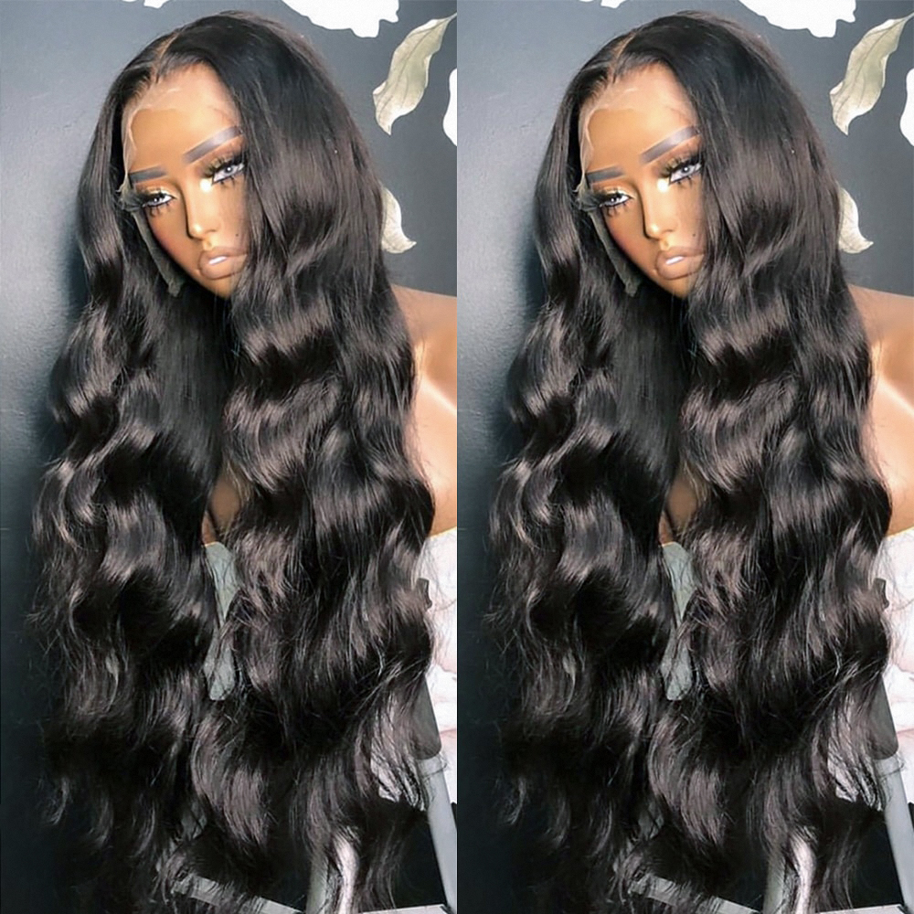 30 40 Inch Body Wave Lace Front Wig Full Lace Human Hair Wig for Women Pre Plucked 13x4 13x6 Hd 360 Loose Wave Lace Frontal Wig