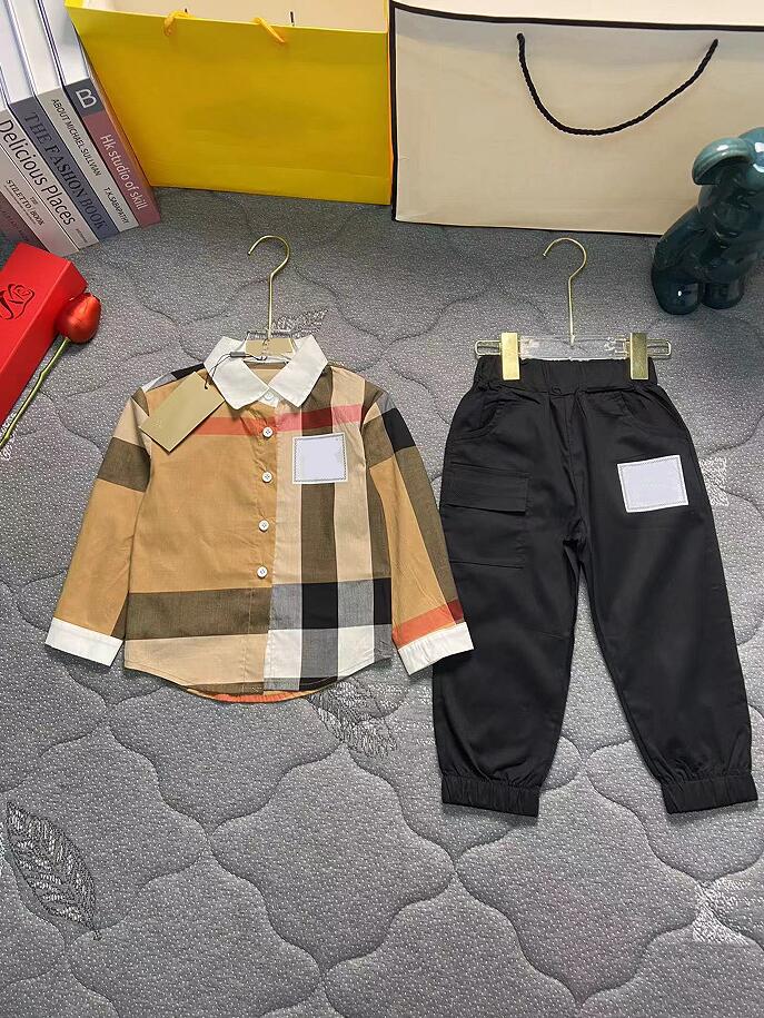 Baby Boys Brand Outfits Spring Autumn Kids Long Sleeve Shirt+Pants Sets Children Suit Boy Clothing Set