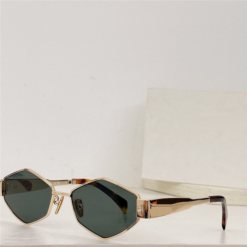 Nouvelles lunettes de soleil en métal design de mode 40236 vintage petit cadre polygone style simple et populaire lunettes de protection uv400 extérieures polyvalentes