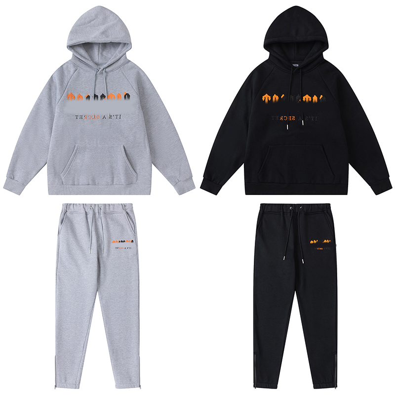 Trapstar Suit fleece mens Head trapstar Designer shooters track suit cotton Towel Embroidery womens fleece Tracksuit hoodies pants sets Set head