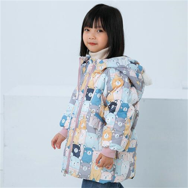 Doudoune longue calico pour enfants, doudoune pour garçons et filles, grand manteau pour enfants, nouvelle collection hiver