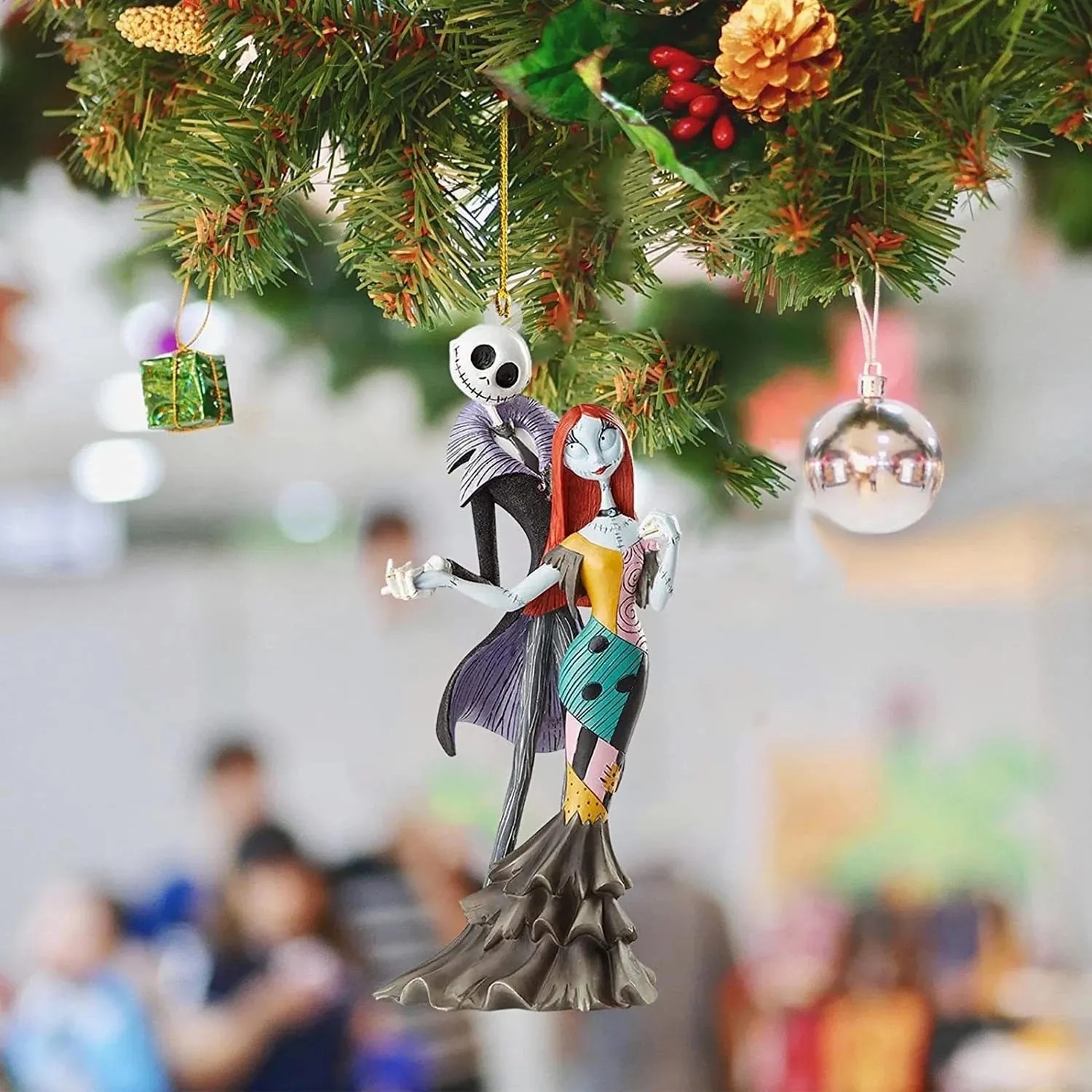 Anime Nightmare Before Christmas Jack Skellington Albero di Natale Figura Decor Ornamenti le vacanze di Capodanno Periferia della festa