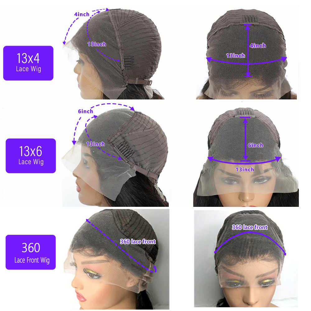 뼈 직선 레이스 정면 인간 머리 가발 브라질 13x4 13x6 레이스 전면 가발 여성 180 밀도 360 풀 레이스 가발 글루울이 없습니다.