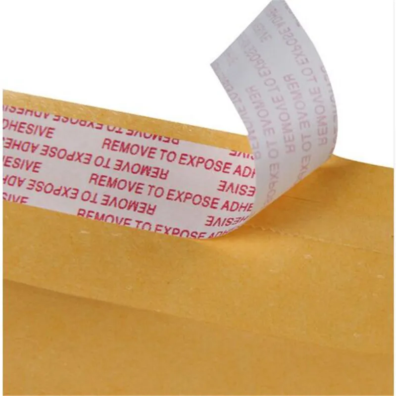 Nouveau bulle Mailers enveloppes rembourrées emballage sacs d'expédition Kraft bulle expédition enveloppe sacs 130*110mm