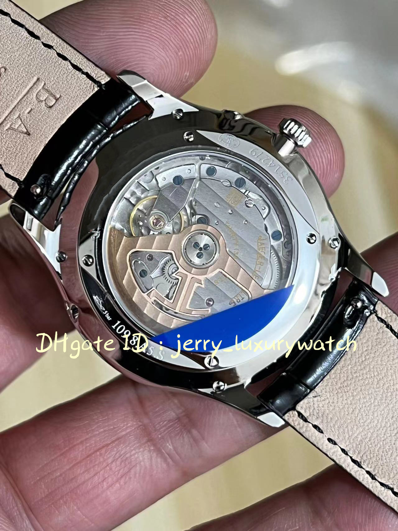 APS JLC MOON MASTER 1368430 Lüks Erkekler Bir Cal.925 Mekanik Hareket 39mm Sıradan İş Resmi Giyim 1362510